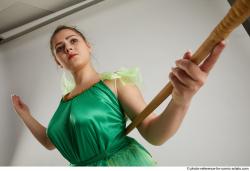 KATERINA STANDING POSE WITH SPEAR